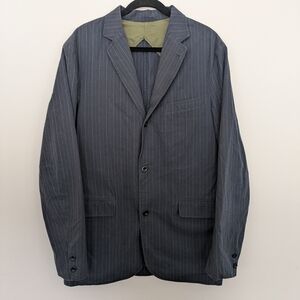 Relwen Navy Pinstripe Blazer 40